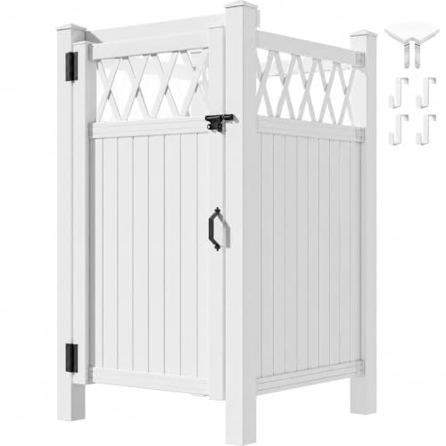 YITAHOME 81" H x46 W x 46" L Outdoor Shower Enclosure(X-Pattern)