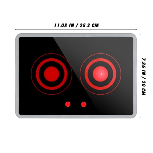 Totority Kids Play Kitchen Appliance Toy Realistic Induction Stove with Sound & Light Play Kitchen Stove Top for Toddlers Portable Pretend Burner for Indoor Outdoor - image 8