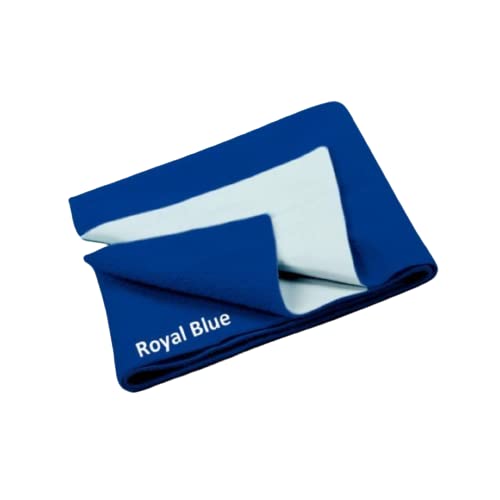 DIPTCHY ENTERPRISES Extra Absorbent Dry Sheet/Bed Protector/ Dry Sheet 70x100 cm (Royal Blue)