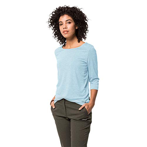 Jack wolfskin womens jwp 3/4 t w, frosted blue, m
