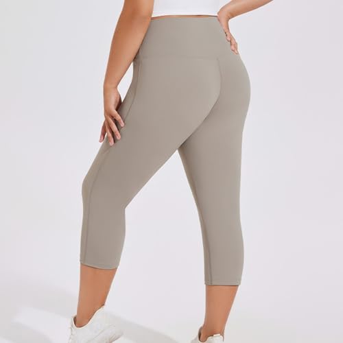 Pantalones cortos para mujer de cintura alta elásticos para fitness y entrenamiento 4