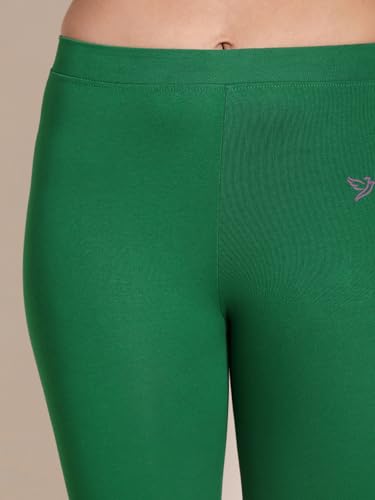 Image of TWIN BIRDS Tailored Cut and Classic Fit Super Stretchable Elastane Fabric Churidar Leggings for Women