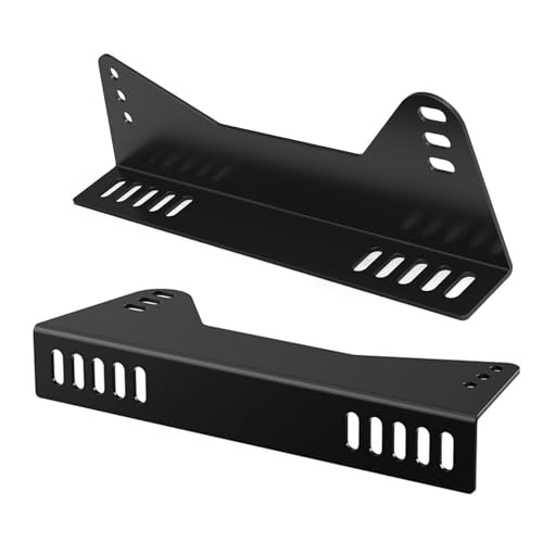 Fixation latérale pour siège de course avec rails réglables pour ajuster la position