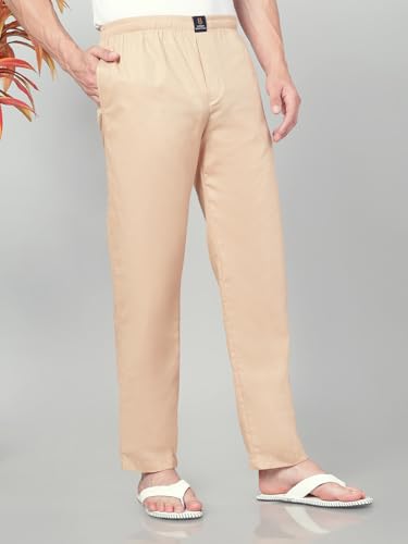 Image of Urban Scottish Solid Men's Lounge Pants 100% Cotton Pajama for men Night Pants Comfortable Regular Fit Track Pants Leisure-Wear Lower with an Elastic Waist-Band Casual Style, Machine Washable Pyjamas