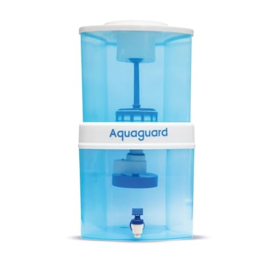 Aquaguard Amrit 4000 Non-Electric Water Purifier | 15L Storage | 99.99% Bacteria & Virus Removal | 4-Stage Filtration | Auto Shut-Off | Chemical Free Purification | 6-Month Warranty
