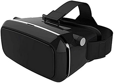 Virtual Reality Headset Glasses Anti-Radiation Adjustable Screen Headband 2022 for All Android (iOS) for All Smartphones,Phones with 2 Year Replacement Warranty (Color-Black)