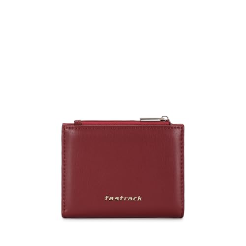 Image of Fastrack Women's Buckle Flap Two-Fold Wallet | Multiple Card Slots, Cash Slots, Zip Coin Pocket, Buckle Design Flap | Stylish & Secure | 6 Months Warranty