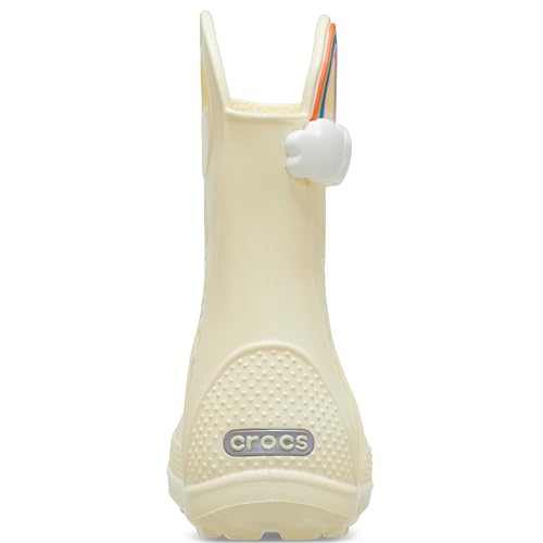 Image of Crocs Kids' Handle It Rain Boots | Waterproof Slip On Shoes | Kids' Rain Boots