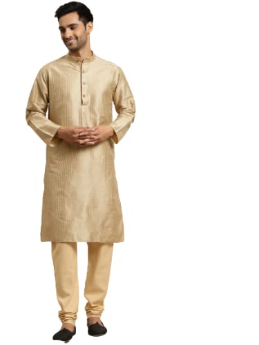 SOJANYA Men’s Jacquard Silk Long Kurta – Diwali Celebration Ethnic Wear for Men