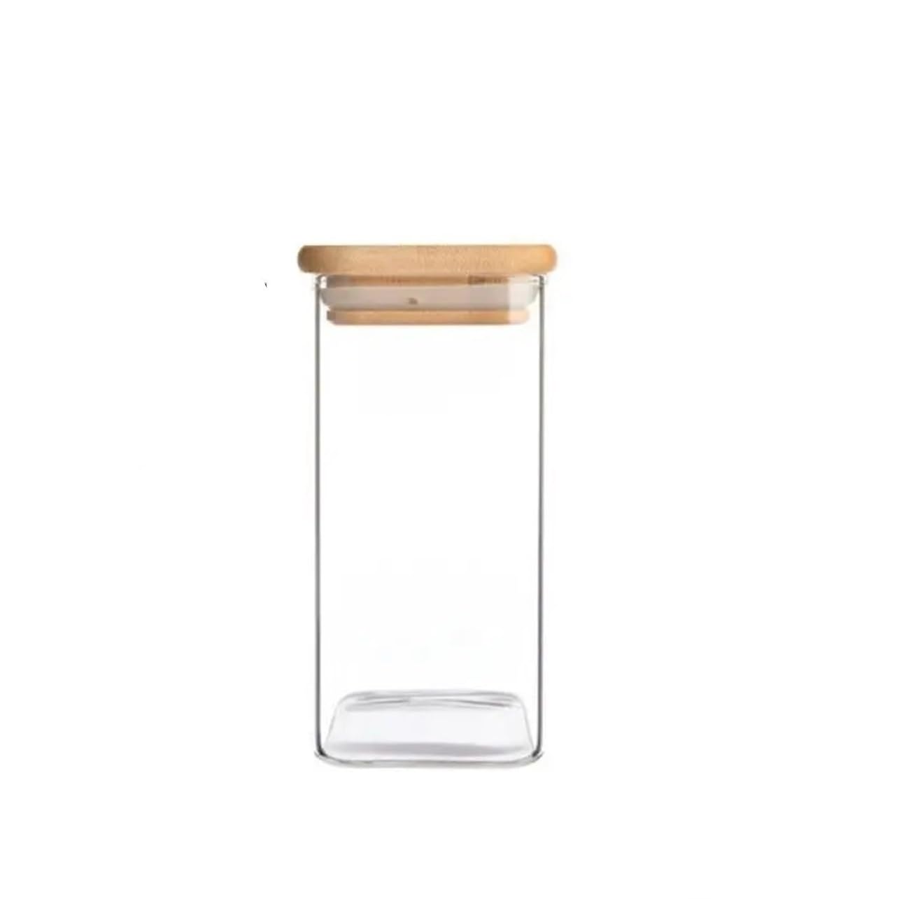 ZNJAMN 2pcs High Borosilicate Glass Sealed Can Transparent Storage Supplies Jar With Lid Moisture Proof for Pickling(370ml)