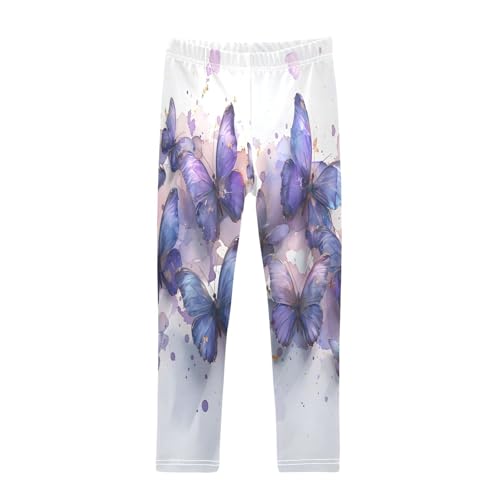 Bolaz Toddler Girls Leggings Printed Yoga Pants Leggings Butterflies Whose Wings for Kids