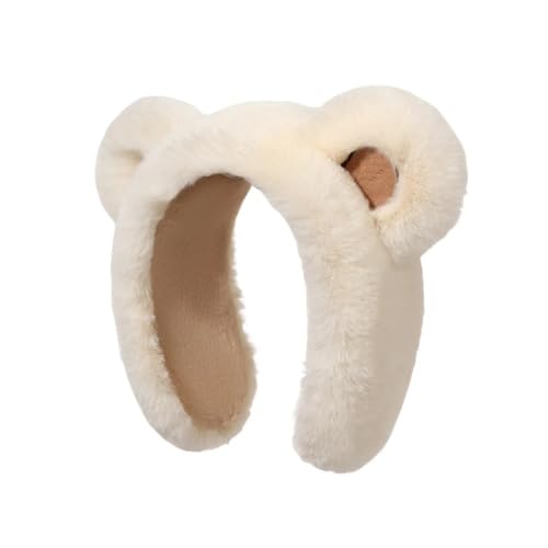 Cache-oreilles en peluche chaud pour les promenades d'hiver et sorties quotidiennes