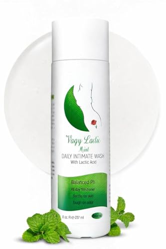 Vagy Rejuvenation Vagy Lactic Feminine Wash with Lactic Acid & Calendula Gentle Intimate Wash Women pH Balance Refreshing Vaginal Cleanser 8 oz (8.1 oz Mint)