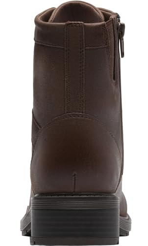 Clarks Clarks Womens Hearth Parker Brown Leather 7 Medium