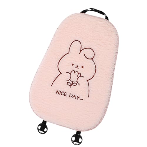 かわいいカーシートクッション | ウサギの デザイン 冬 用 快適 パッド - 通気性プラッシュカーフロントシートクッション | ドライブ 道路旅行 通勤 職場 家庭 トラック SUV 自動車向け