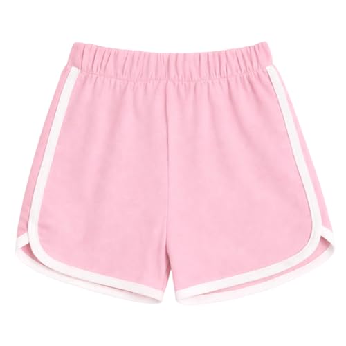 Image of Kuchipoo Girls Cotton Solid Shorts | Soft & Breathable Fabric | Elastic Waist | Casual Summer Wear | Pack of 4
