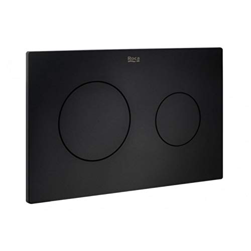 Roca Placa de accionamiento PL10 con descarga dual, 25 x 1 x 16 centímetros, color negro (Referencia: A890089206)