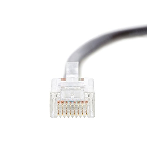Cable Ethernet CAT6 UTP Patch Cord 0.5 ft Negro miniatura 6
