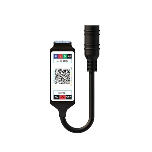 �~�j RGB �݊� �����R�� DC5-24V RGB ���C�g�X�g���b�v�X�}�[�g ����ɓK���� DC(Black B)