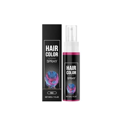 Spray temporal para colorear el cabello para niños y adultos, lavable a máquina, tinte para el pelo para fiestas, Halloween, Navidad (rosa caliente)
