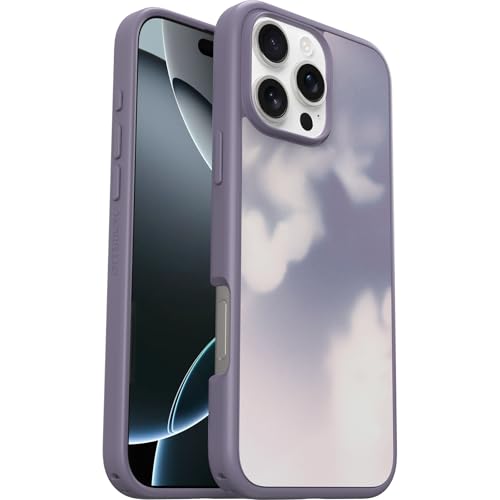 Image of OtterBox iPhone 16 Pro Max Symmetry Series Case - Winter Window (Purple) - Ultra-Thin, Sleek iPhone Case, iPhone Case with Cloud Design