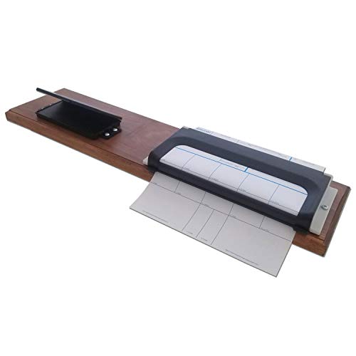 Crime Scene Deluxe FD-258 Fingerprinting Kit - / 250 FD-258 Cards/XL Size Fingerprint Ink Pad/Cardholder/ReTabs/Sturdy Carry Case