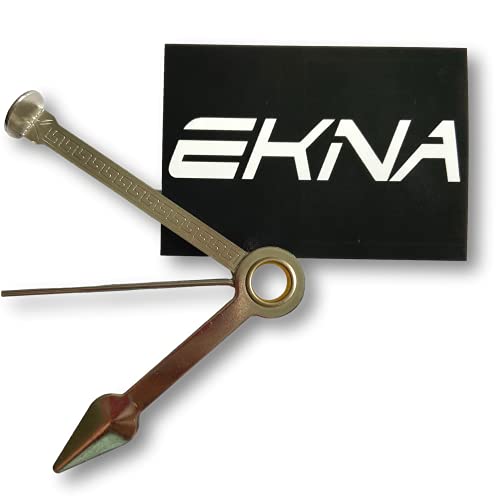 EKNA Cure-Pipe en Acier Inoxydable - Nettoyeur et Presse - Accessoires - 3 Pièces + Autocollant EKNA (Argent)