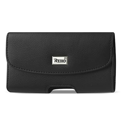 Reiko Wireless Horizontal Pouch Samsung Galaxy Note4/Note3 Plus with Magnetic Clasp in Black (6.44
