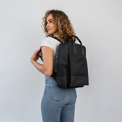 Johnny Urban Backpack Women & Men - Jona Large - Daypack for University, Office & Travel - Laptop Compartment 15.6 Inches - Water-Repellent, Black