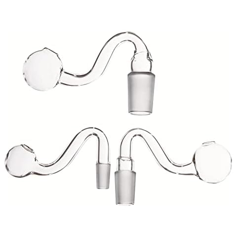 3 piezas de vidrio quemador de aceite tubos de agua Bong Cover