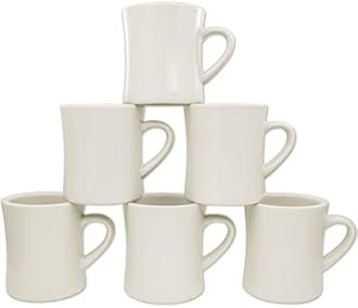 COLETTI Diner Style Stoneware Mugs