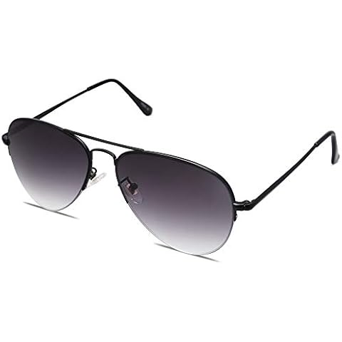 SOJOS Classic Semi Rimless Sunglasses SJ1106 Cover