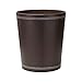 KINGFOM™ Classico Cestino per la Carta in Pelle, per Ufficio/Bagno/Cucina/Camera da Letto (Marrone)