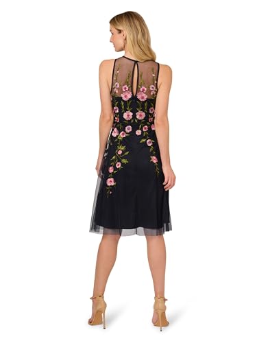 Adrianna Papell Women's Bead Embroidery Dress2