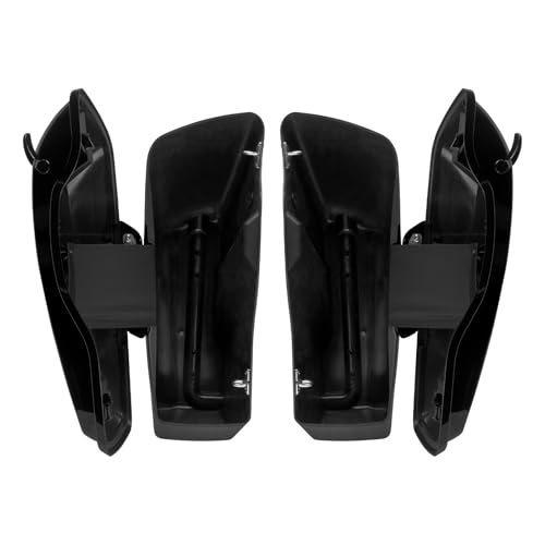 Alforjas rígidas para motocicleta, estilo 'chopped', color negro, compatibles con Harley Touring (Road King, Road Glide, Street Glide, Electra Glide) 2014-2023 (excepto CVO) miniatura 5