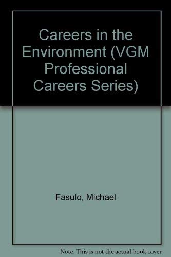 Buy Careers in the Environment (VGM Professional Careers Series) — BookShops.in