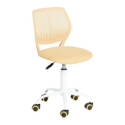Chaise de bureau FurnitureR VCKID Jaune Cover
