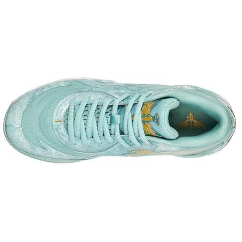 PUMA Mens Lamelo X Mb.02 Jade Basketball Sneakers Shoes - Blue - Size 12 M4