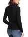 Zengjo Turtleneck Women Fitted Long Sleeve Thermal Base Layer Top for Fall Winter(Black,M)