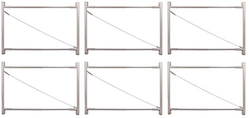 Adjust-A-Gate Gate Building Kit, 36"-72" Wide Opening Up to 6' High (2 Pack) (Set of 3)