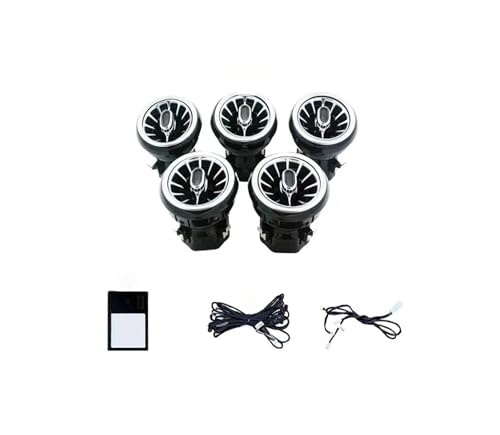 12 Color Illuminated Front Air Vent Compatible with Mercedes Benz CLA-Class W117 2013 2014 2015-2019 Front Air Vent Atmosphere Lamp