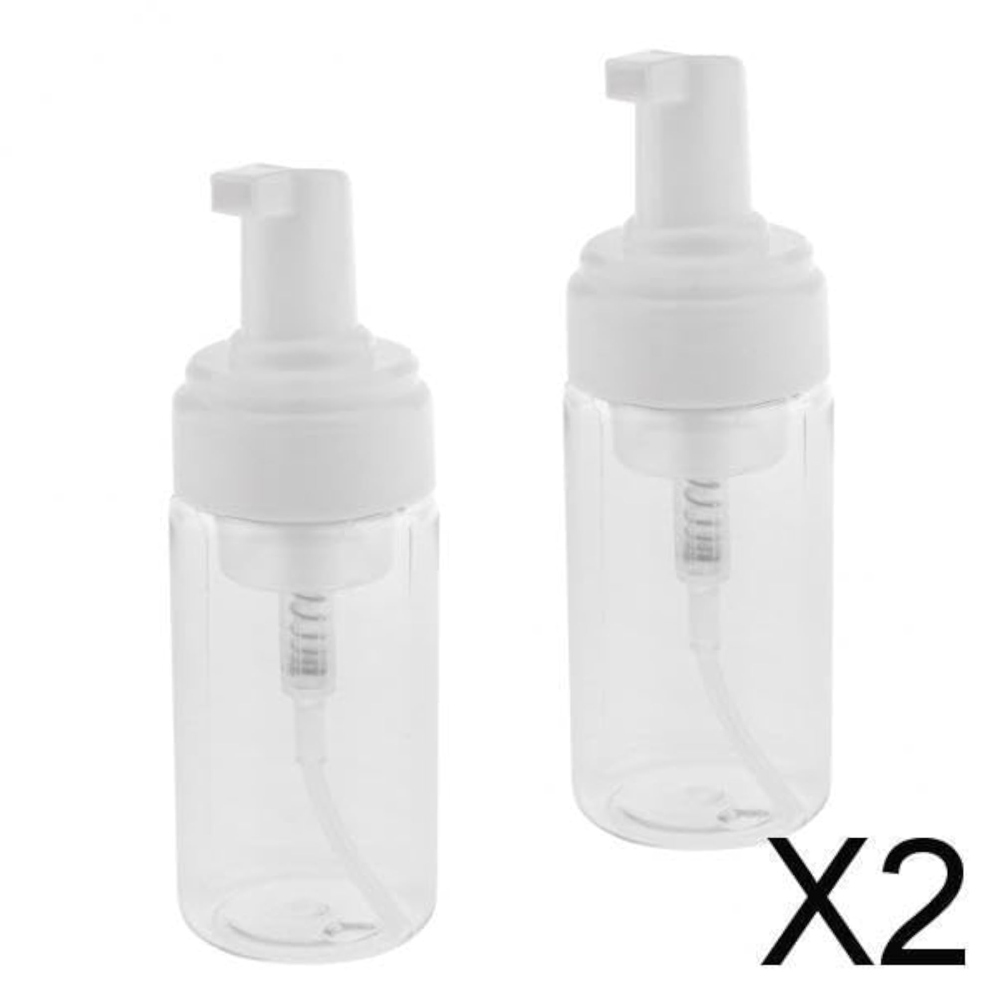 100ml Clear Refillable Liquid Pump Bottle Dispenser