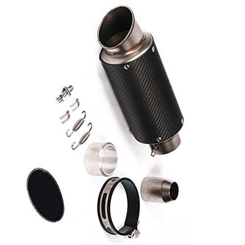 Silencieux échappement 60mm moto carbone pour BMW S1000RR et CBR1000