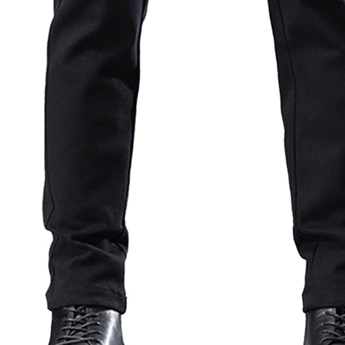 Men's Classic Small Leg Jeans Regular-Fit Straight Denim Pants Slim Fit Tapered Skinny Jean Pant3