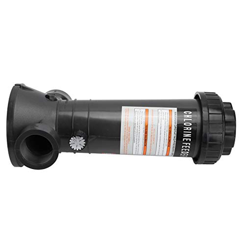 banapoy Alimentador de cloro de piscina, alimentador químico automático de PVC ecológico 2L, equipam