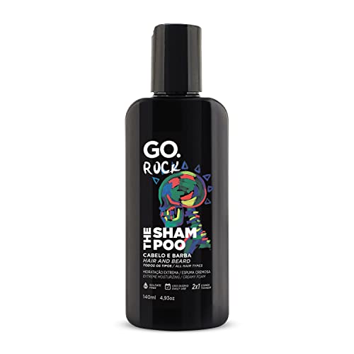 GO. Man Shampoo Cabelo E Barba Go Rock Hidratação Intensa Alta Es...
