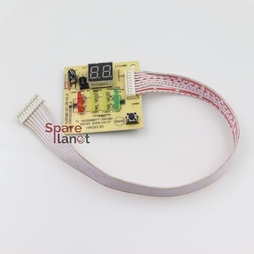 Image of Spareplanet Air Conditioner Split AC Display PCB Compatible with Godrej Compatible with TCL Split Ac 9 pins Jack (Match & Buy)