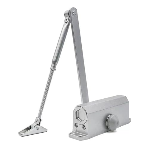 LKHFOAQM 25-85KG Closing Automatic Door Closer Hydraulic Adjustable Speed Positioning Door Stop Protective Door Holder Hardware,1PCS(25-45KG)