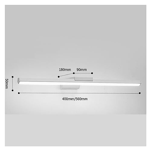 Lámpara de pared impermeable LED de 55 cm para evitar sombras en el espejo 5