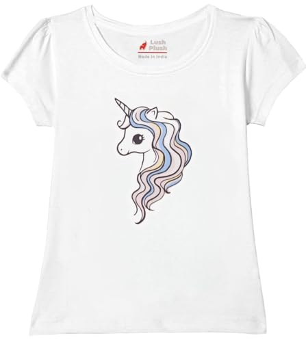 Image of Lush Plush Baby Girls Half Sleeves Cotton T-Shirts Set